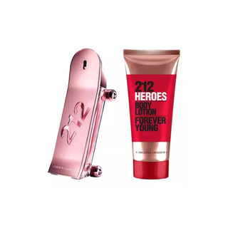 212 HEROES + CREMA CORPORAL + PERFUMERO CAROLINA HERRERA 80 ML EDP