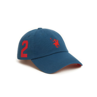 GORRA POLO COLOR AZUL