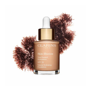BASE LIQUIDA SKIN ILLUSION NATURAL HYDRATING FOUNDATION SPF15 -112 AMBER CLARINS 30ML