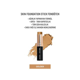 BASE SKIN FOUNDATION STICK NEW GOLDEN HONEY -MIEL DORADA BOBBI BROWN 9 G
