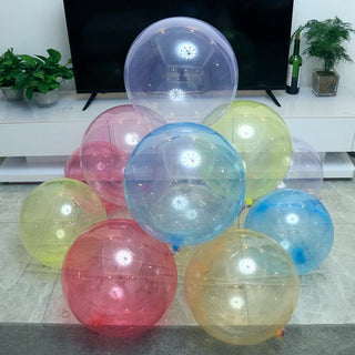 Set de 5 Globos Burbuja de Cristal Transparentes Bobo