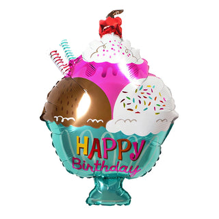 Set de 7 Globos de Aluminio Estrella con Confeti Dulce