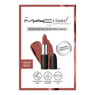 LABIAL M·A·CXIMAL SILKY MATTE LIPSTICK -WARM TEDDY MAC 8 L