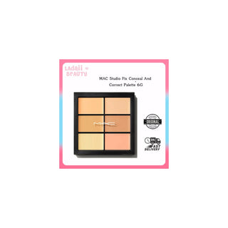 PALETA DE CORRECTORES STUDIO FIX CONCEAL & CORRECT PALETTE -MEDIUM MAC 6G
