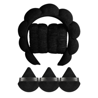 Set de 6 Diademas de Microfibra para Spa y Cuidado Facial