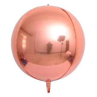 Set de 10 Globos Redondos 4D Plateados Metálicos