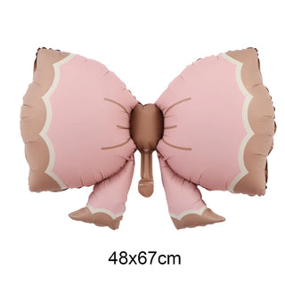 Vajilla Desechable Temática de Lazos Rosas PartiesTour