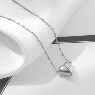 Collar Colgante Corazón Hueco Geométrico