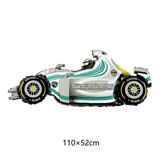 Globos de Papel de Aluminio Temáticos de Coches de Carreras