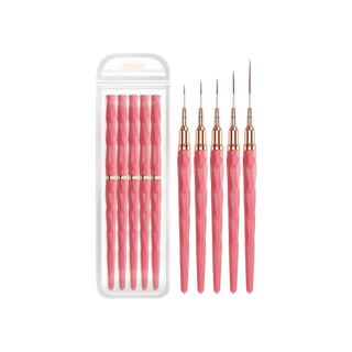 Set de 5 Pinceles Delineadores para Arte de Uñas