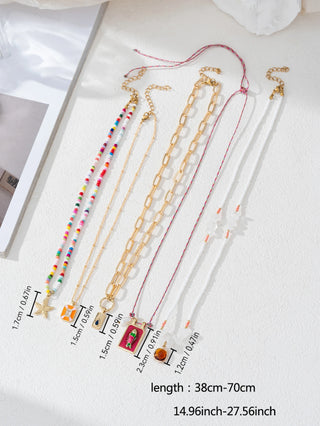 Set de 5 Collares Bohemios Estrella de Mar