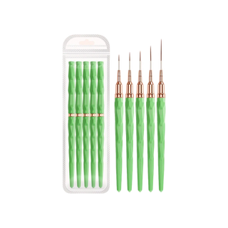 Set de 5 Pinceles Delineadores para Arte de Uñas