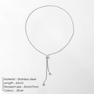 E-Manco Collar Y Ajustable con Cadena de Serpiente Personalizada