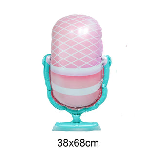 Globo Inflable de Micrófono para Karaoke y Fiesta Musical