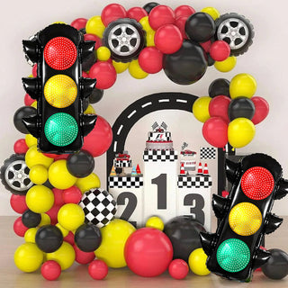 Globos de Papel de Aluminio Temáticos de Coches de Carreras