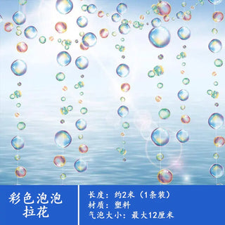 Guirnalda de Burbujas Oceánicas de Sirena 2m