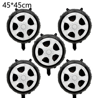 Globos de Papel de Aluminio Temáticos de Coches de Carreras