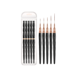 Set de 5 Pinceles Delineadores para Arte de Uñas