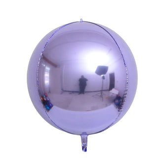 Set de 10 Globos Redondos 4D Plateados Metálicos