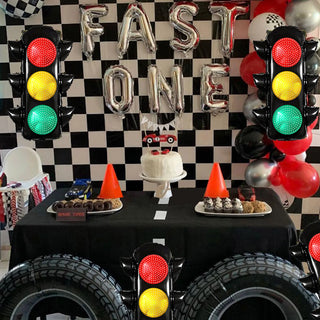 Globos de Papel de Aluminio Temáticos de Coches de Carreras