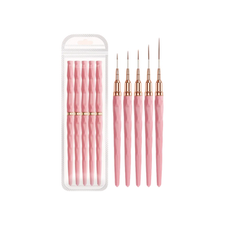 Set de 5 Pinceles Delineadores para Arte de Uñas