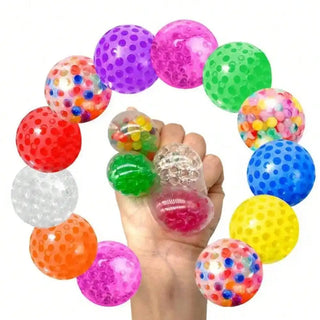 Pack de 10 Pelotas Sensoriales Antiestrés 3.5cm
