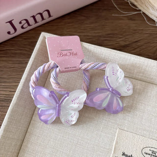 Set de 2 Bandas Elásticas de Mariposa Princesa para Niñas