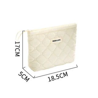 Conjunto de Bolsas de Maquillaje de Algodón