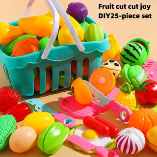 Set de 25 Juguetes Musicales de Corte de Frutas DIY