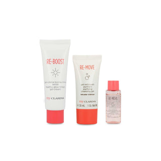 SET DE TRATAMIENTO MY CLARINS GLOW ESSENTIELS - 3PZAS CLARINS 3PZAS