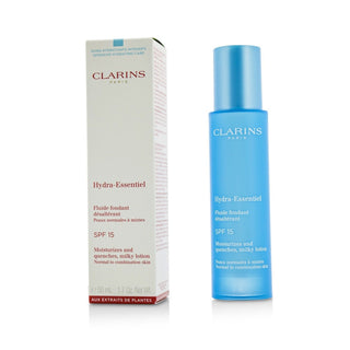 S Z8 HIDRATANTE HYDRA-ESSENTIEL MOISTURIZES & QUENCHES MILKY LOTION SPF 15 CLARINS 50ML