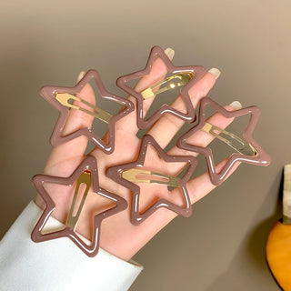 Set de 5 Horquillas de Estrella Ahuecadas