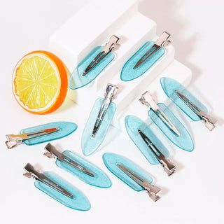 Set de 10 Pinzas Transparentes Sin Costuras para Cabello