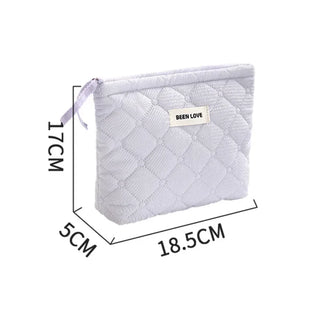 Conjunto de Bolsas de Maquillaje de Algodón