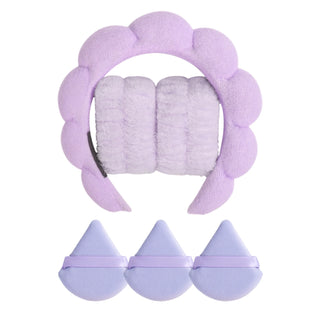 Set de 6 Diademas de Microfibra para Spa y Cuidado Facial