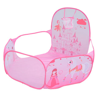 Piscina de Bolas Castillo de Princesa Rosa Plegable