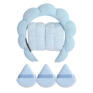 Set de 6 Diademas de Microfibra para Spa y Cuidado Facial