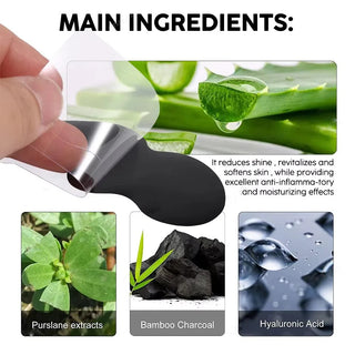 Parches de Carbón de Bambú para Eliminar Puntos Negros
