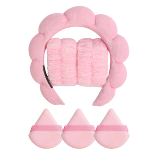 Set de 6 Diademas de Microfibra para Spa y Cuidado Facial