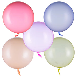 Set de 5 Globos Burbuja de Cristal Transparentes Bobo