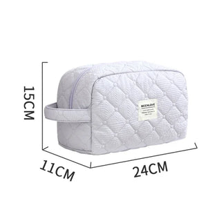 Conjunto de Bolsas de Maquillaje de Algodón