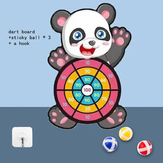 Kit de Aro de Baloncesto con Animales de Dibujos Animados