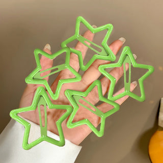 Set de 5 Horquillas de Estrella Ahuecadas