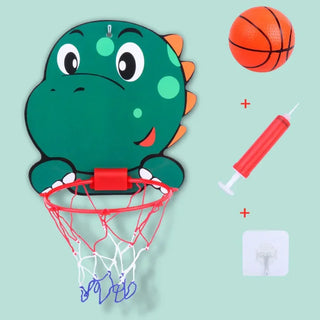 Kit de Aro de Baloncesto con Animales de Dibujos Animados