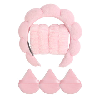 Set de 6 Diademas de Microfibra para Spa y Cuidado Facial