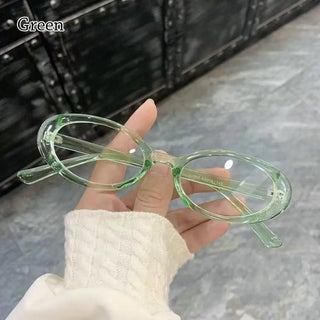 Gafas Retro Y2K Ovaladas Antiluz Azul