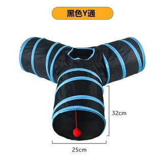 Túnel de Juegos Plegable 3 Vías para Mascotas