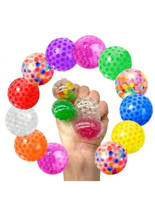 Pack de 10 Pelotas Sensoriales Antiestrés 3.5cm