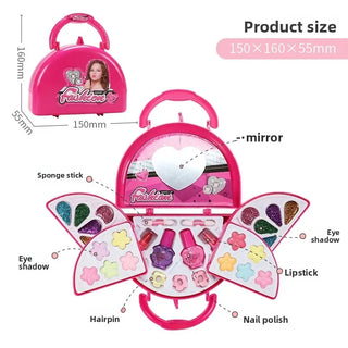 Kit de Maquillaje de Princesa para Niñas 7-9 Años