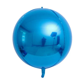 Set de 10 Globos Redondos 4D Plateados Metálicos